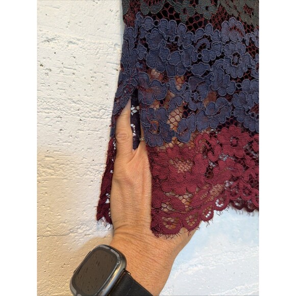 Paris Rock n' Roll Designer Sandro Julee lace pencil skirt Small - Picture 6 of 9